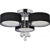 Light Prestige Gambela lampa podsufitowa 3x40W chrom/czarna LP-991/3CBK