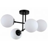 Light Prestige Roma lampa podsufitowa 4x40W czarna/biała LP-1345/4PBK