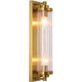 Light Prestige Lorenzo kinkiet 2x40W złoty/przezroczysty LP-2960/1WGD