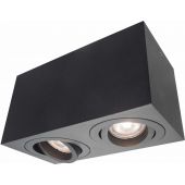 Light Prestige Lyon lampa podsufitowa 2x50W czarna LP-5881/2SMBK