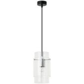 Light Prestige Savona lampa wisząca 1x40W srebrna/przezroczysta LP-707/1P