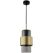 Light Prestige Miele lampa wisząca 1x40W złota/przydymiona LP-866/1PLSM/GD