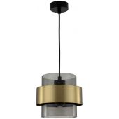 Light Prestige Miele lampa wisząca 1x40W złota/przydymiona LP-866/1PSM/GD