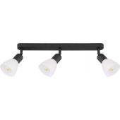 Light Prestige Malta lampa podsufitowa 3x40W czarna/biała LP-877/3WBK