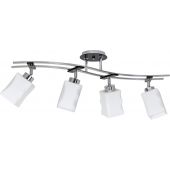 Luminex Derby lampa podsufitowa 4x60 W czarna-chrom 0791