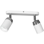 Luminex Reno lampa podsufitowa 2x8W biały/chrom 5137