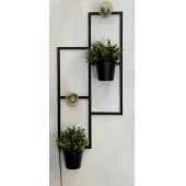 Luminex Flower Wall kinkiet 2x15W czarny 5336