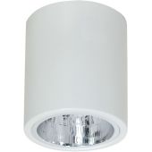 Luminex Downlight Round lampa podsufitowa 1x60W biała 7236