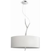 Mantra Eve lampa wisząca 3x20W chrom/biała 1133