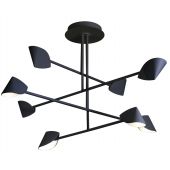 Mantra Capuccina lampa podsufitowa 61,5W czarna 7578