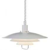 Markslöjd Kirkenes lampa wisząca 1x60 W biała 102281