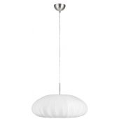 Markslöjd Mist lampa wisząca 1x25W stal/biały 107940