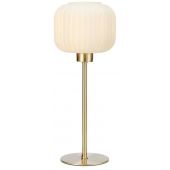 Markslöjd Sober lampa stołowa 1x40W mosiądz/biały 108120