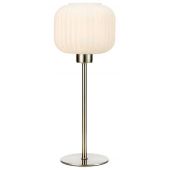 Markslöjd Sober lampa stołowa 1x40W stal/biały 108121