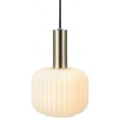 Markslöjd Sober lampa wisząca 1x40W stal/biały 108122