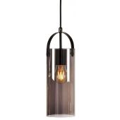 Markslöjd Glory lampa wisząca 1x15W przydymiona/czarna 108218