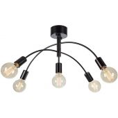 Markslöjd Cygnus lampa wisząca 5x40W czarna 108284