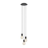 Markslöjd Cielo lampa wisząca 3x40 W czarna 108733