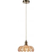 Markslöjd Kurage lampa wisząca 1x40 W mosiądz-bursztynowa 108858