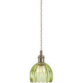 Markslöjd Gota lampa wisząca 1x40 W mosiądz-zielona 109138