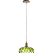 Markslöjd Kurage lampa wisząca 1x40 W antyczny mosiądz-zielona 109177