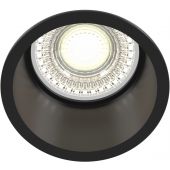 Maytoni Reif lampa do zabudowy 1x50W czarna DL049-01B