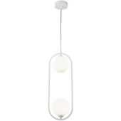 Maytoni Ring lampa wisząca 1x25W biała MOD013PL-02W