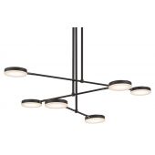 Maytoni Fad lampa wisząca 6x7 W czarna MOD070PL-L38B3K