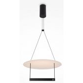 Maytoni Ambience lampa wisząca 1x23 W biała-czarna MOD280PL-L23B3K