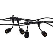 Milagro girlanda zewnętrzna 15x10 W czarna EKO6932