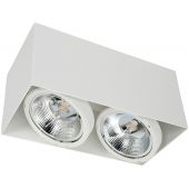 Milagro Plaza lampa podsufitowa 2x12W biała ML4745