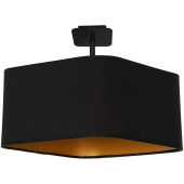 Milagro Napoli lampa podsufitowa 3x60W czarno/złota ML6367