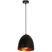 Milagro Vegas lampa wisząca 1x60W czarny/miedź MLP5587