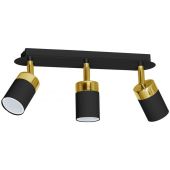 Milagro Joker lampa podsufitowa 3x8W czarno/złota MLP6125
