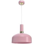 Milagro Malmo lampa wisząca 1x60W różowo/złota MLP6199