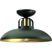 Milagro Felix Green lampa podsufitowa 1x60W zielony/złoty MLP7708