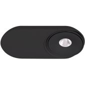 MaxLight Vector lampa podsufitowa 1x10 W czarna C0268