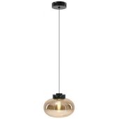 MaxLight Palloncini lampa wisząca 1x7 W czarna-bursztynowa P0516