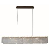 MaxLight Everest lampa wisząca 1x52 W brązowa P0678