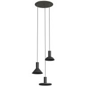 Nowodvorski Lighting Hermanos III lampa wisząca 3x10W czarna 10905