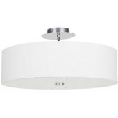 Nowodvorski Lighting Viviane lampa podsufitowa 3x60W biała 6391