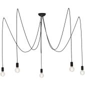 Nowodvorski Lighting Spider lampa wisząca 5x25W czarny 6788