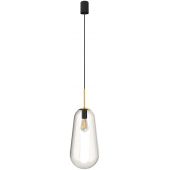 Nowodvorski Lighting Pear L lampa wisząca 1x40W czarny/mosiądz 8671