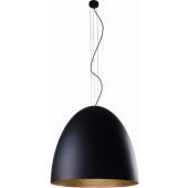 Nowodvorski Lighting Egg XL lampa wisząca 7x40W czarny/złoty 9026