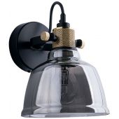 Nowodvorski Lighting Amalfi Smoked kinkiet 1x25W srebrny 9154