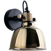 Nowodvorski Lighting Amalfi kinkiet 1x25W złoty/czarny 9155