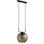 Nowodvorski Lighting Monaco lampa wisząca 1x60W czarny/szkło przydymione 9364