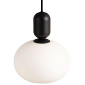 Nordlux Notti lampa wisząca 1x40W czarna/biała 2011003003