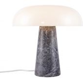 Nordlux DFTP Glossy lampa stołowa 1x15W szary/biały opal 2020505010