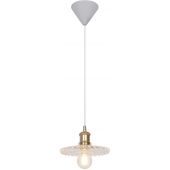 Nordlux Torina lampa wisząca 1x40W przezroczysty/mosiądz 2213173000